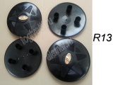 Колпаки на болты штампосварного колеса R13 пластик второй сорт (набор 4шт)